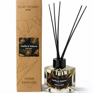Аромадифузор "Vanilla-Tobacco" з бамбуковими паличками, 100 мл