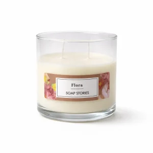 Свічка парфумована з рослинного воску Flora 350 г