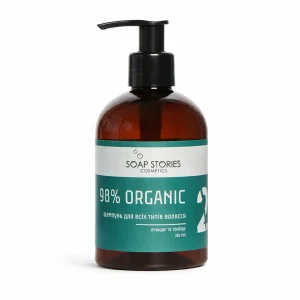 шампунь для всіх типів волосся №2 GREEN 98% ORGANIC 275мл алоє вера огірок