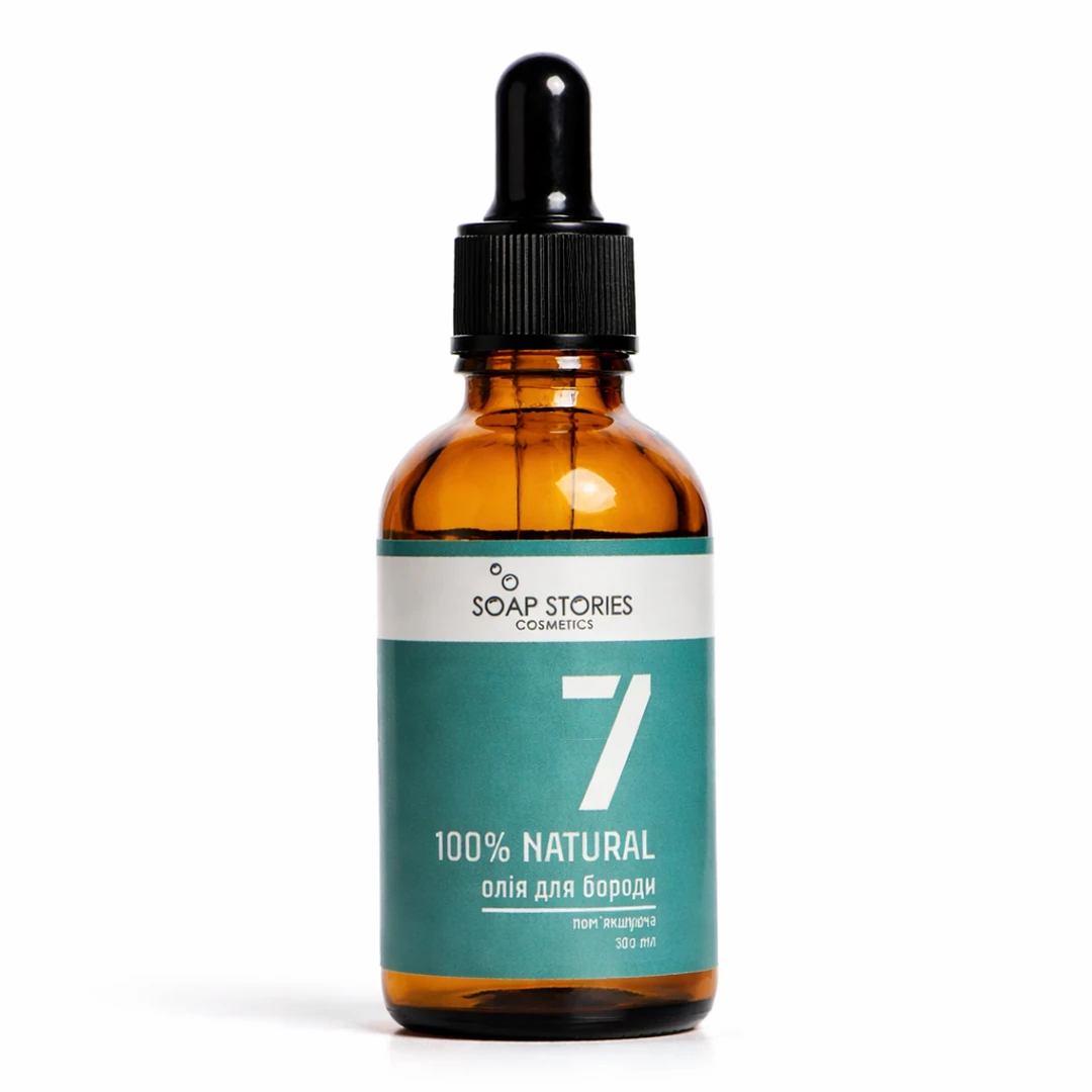 олія для бороди для чоловіків №7 GREEN 100% NATURAL 30мл